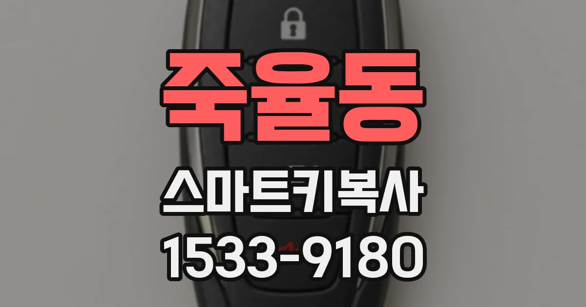 죽율동 스마트키복사