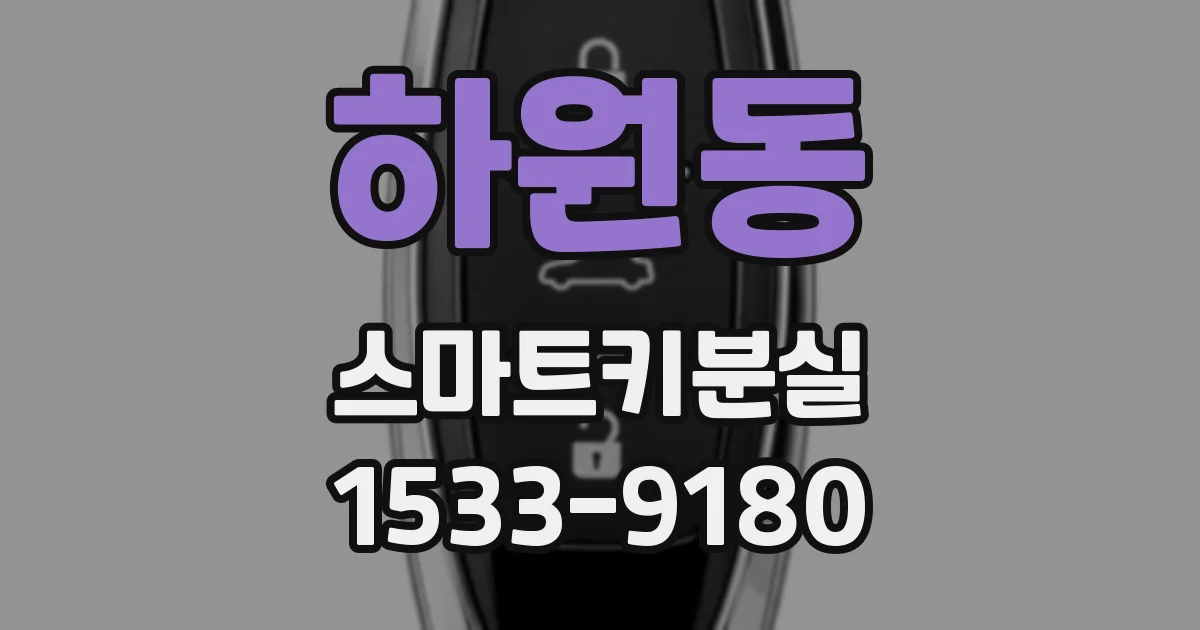 하원동 스마트키분실