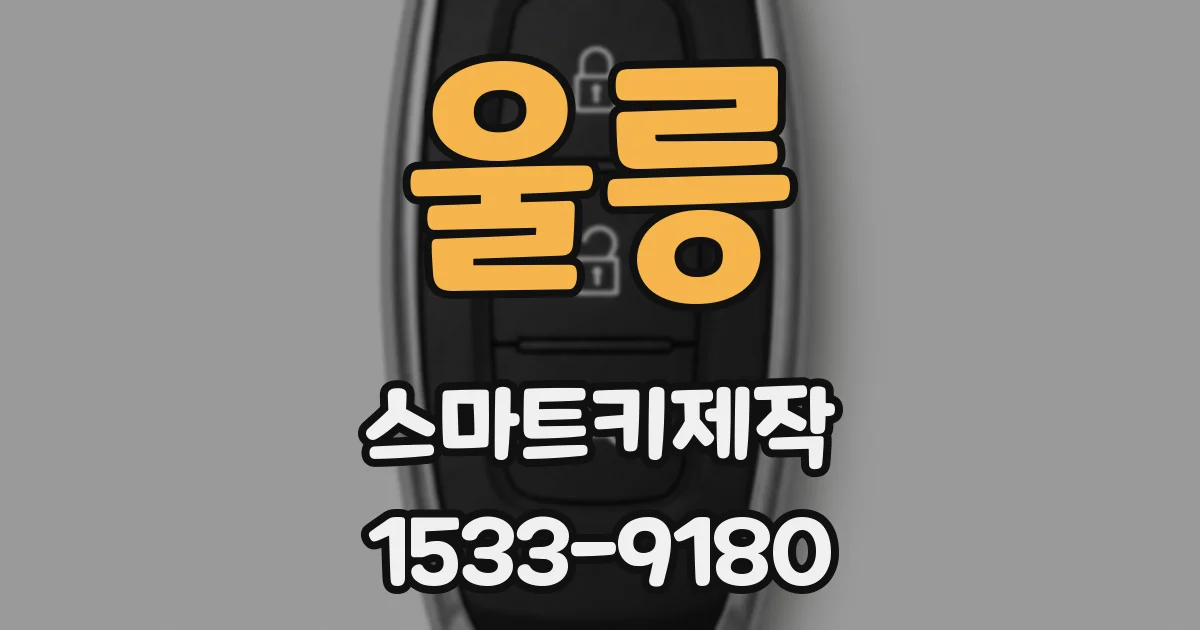 울릉 스마트키제작