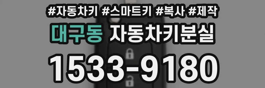 대구동 자동차키분실
