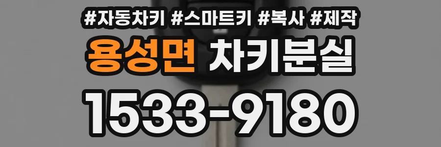 용성면 차키분실