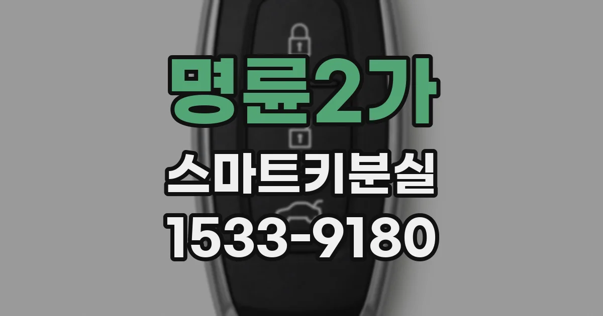 명륜2가 스마트키분실