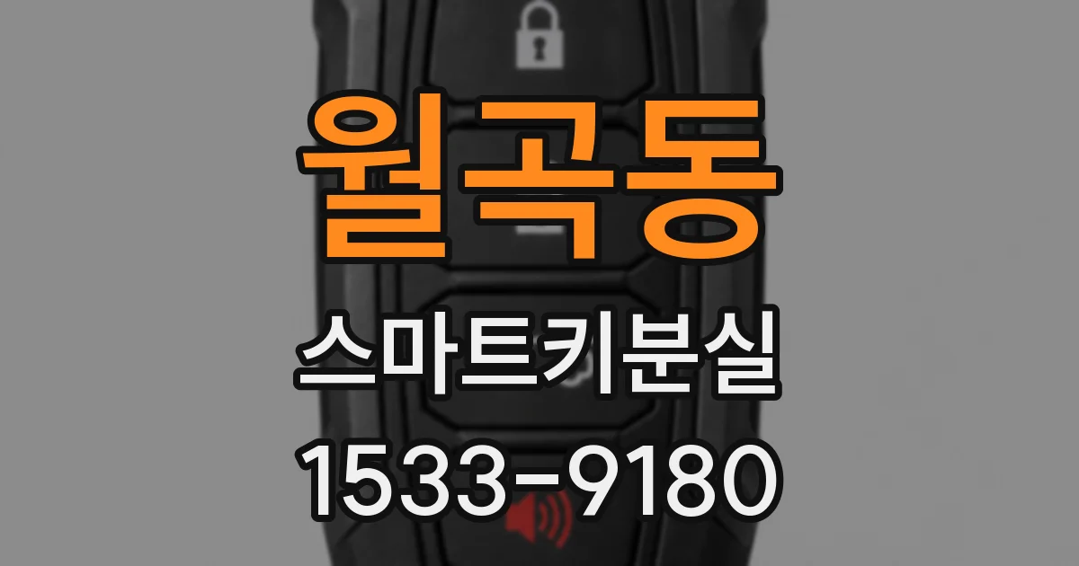 월곡동 스마트키분실