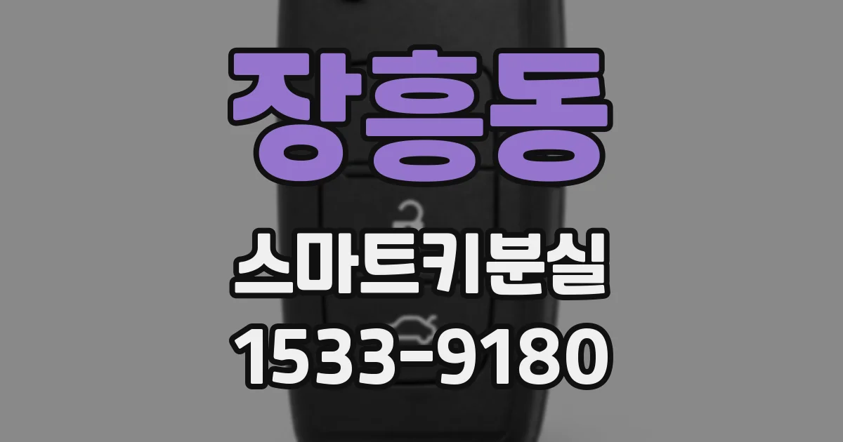 장흥동 스마트키분실