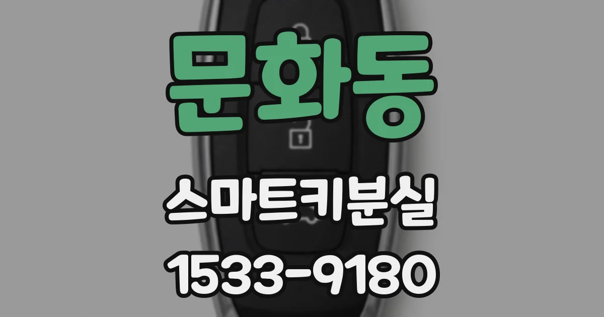 문화동 스마트키분실