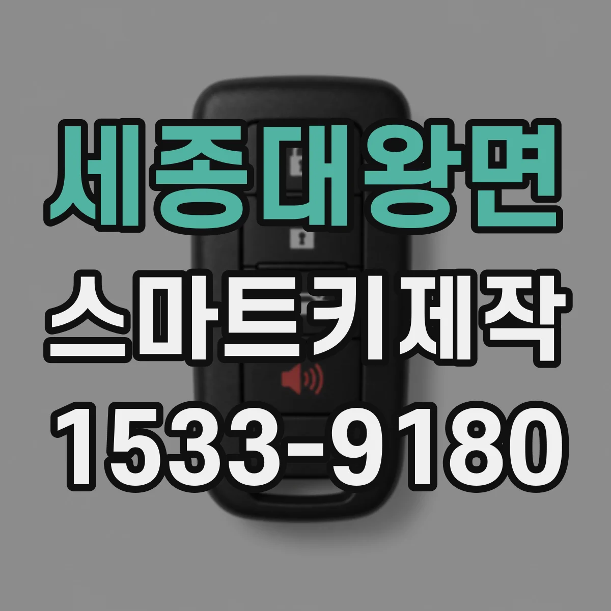 세종대왕면 스마트키제작