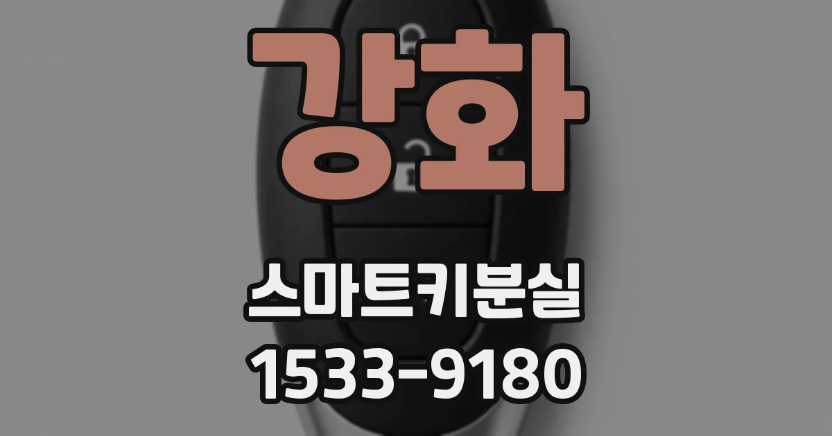 강화 스마트키분실