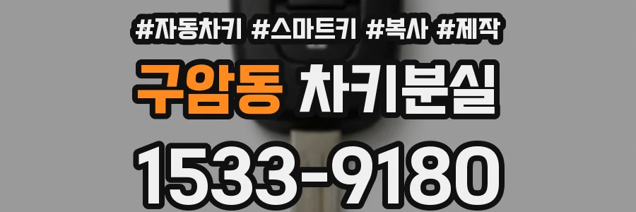 구암동 차키분실