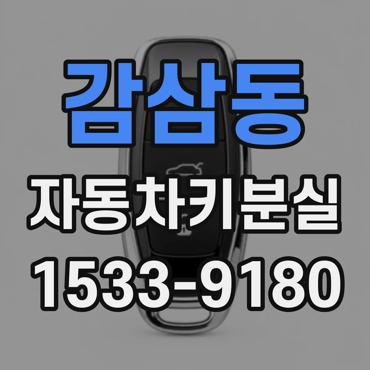감삼동 자동차키분실