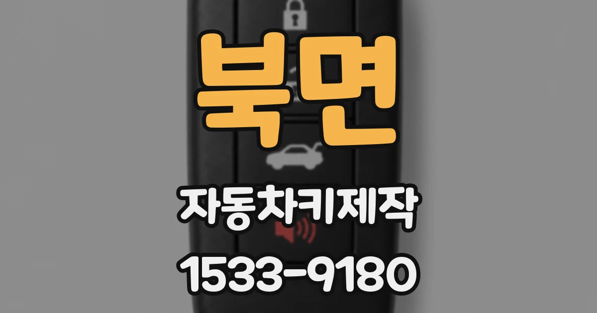 북면 자동차키제작
