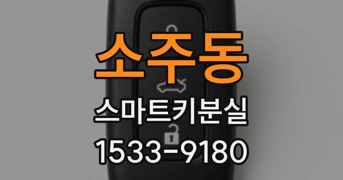 소주동 스마트키분실