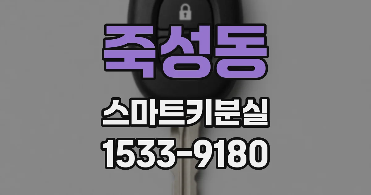 죽성동 스마트키분실