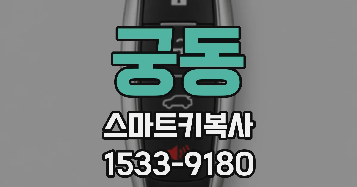 궁동 스마트키복사