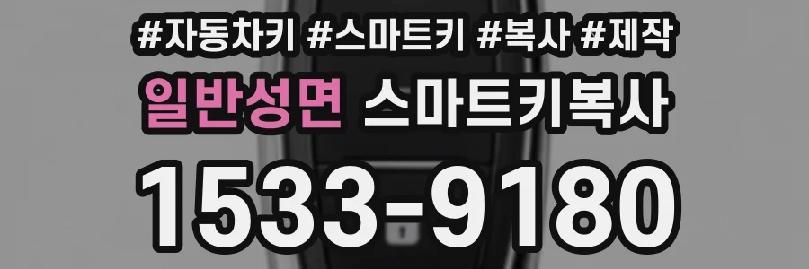 일반성면 스마트키복사