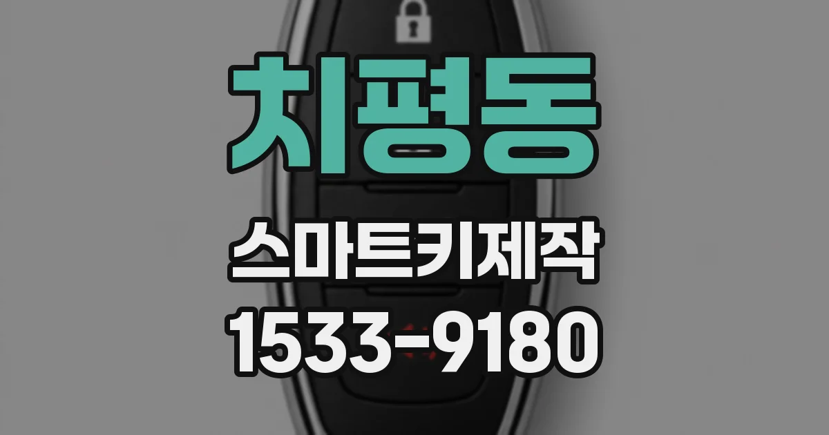 치평동 스마트키제작