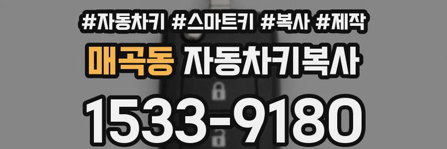 매곡동 자동차키복사
