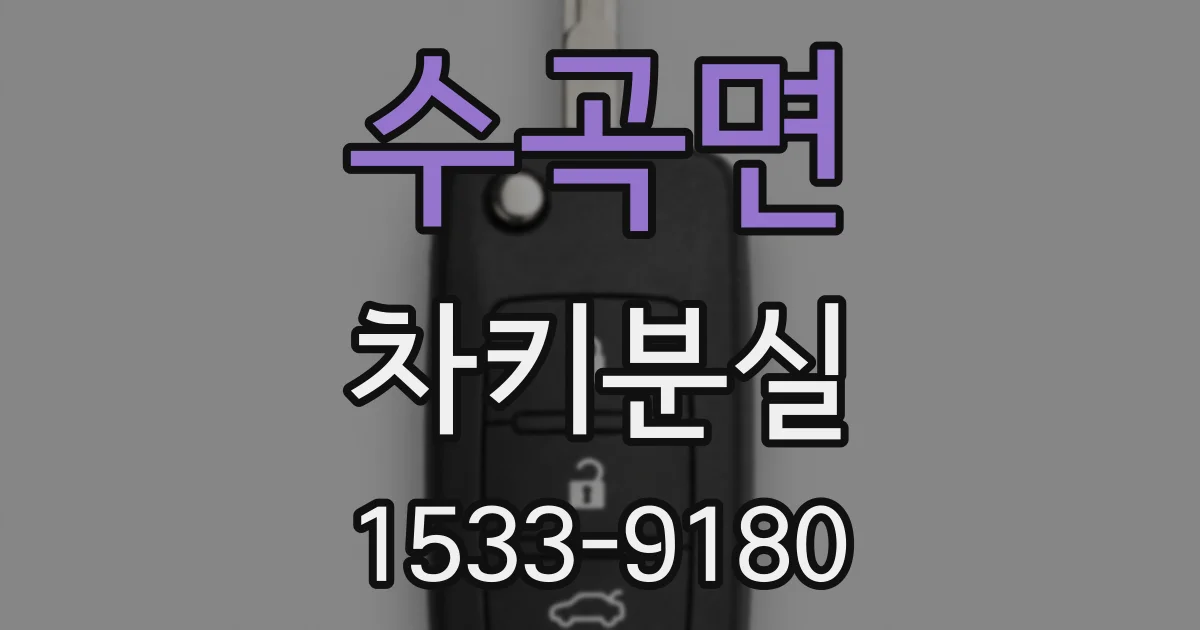수곡면 차키분실