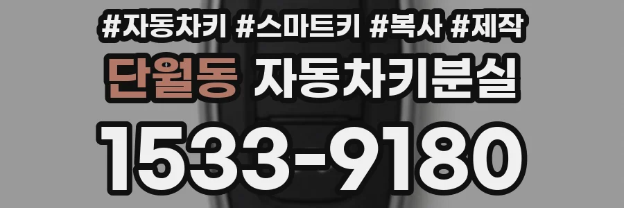 단월동 자동차키분실