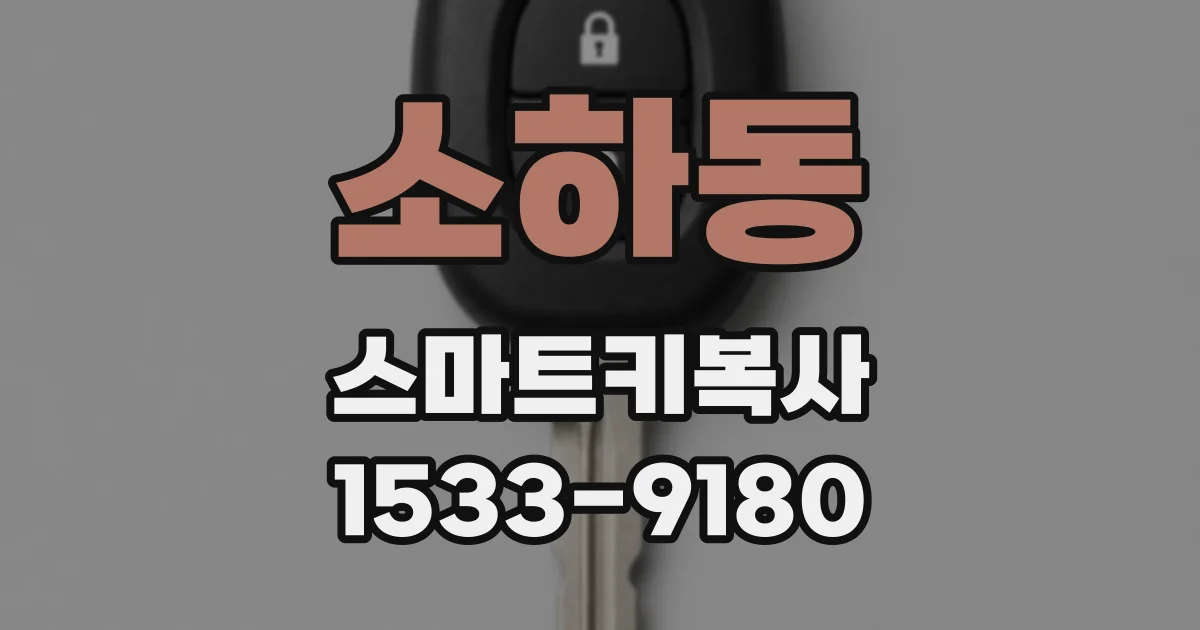 소하동 스마트키복사