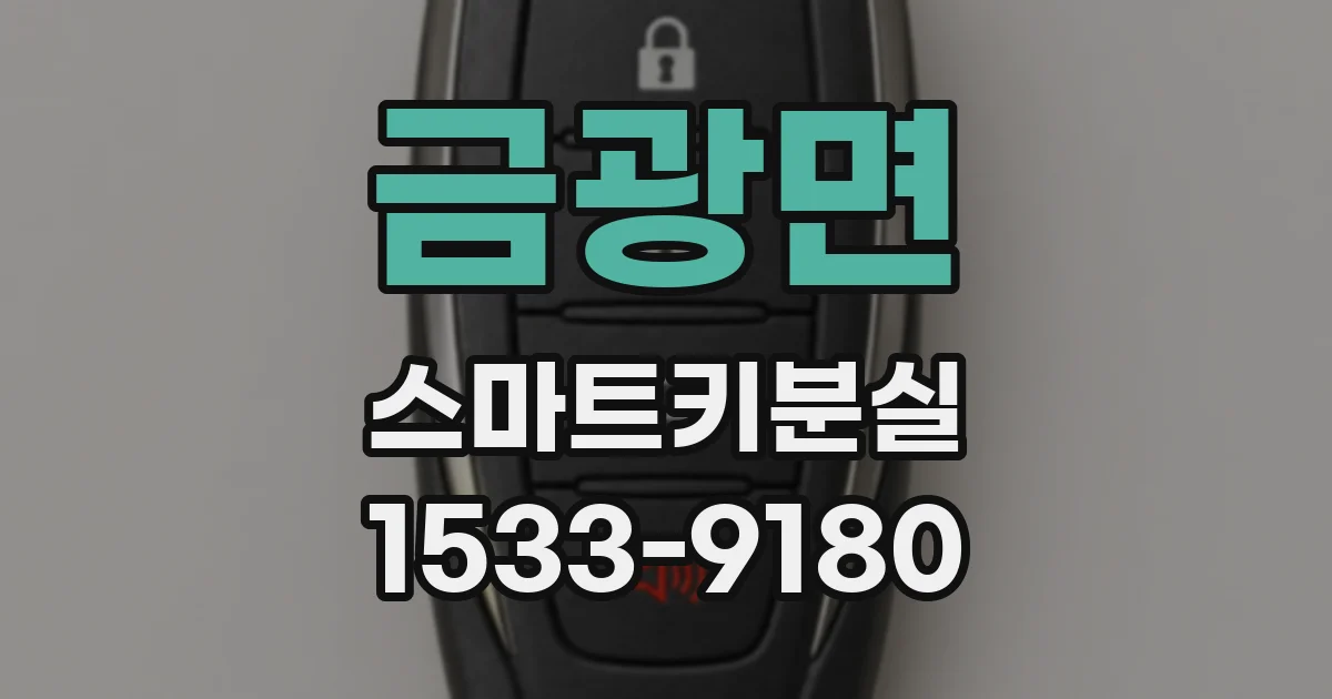 금광면 스마트키분실