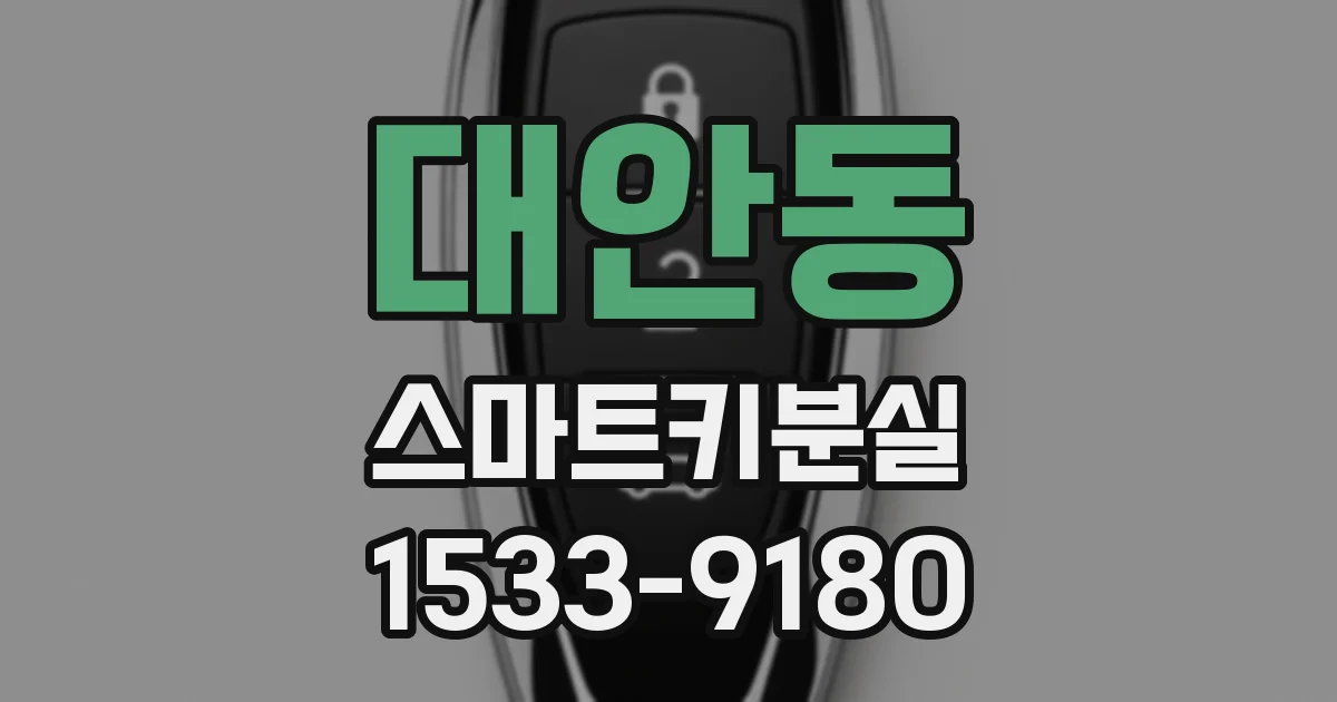 대안동 스마트키분실