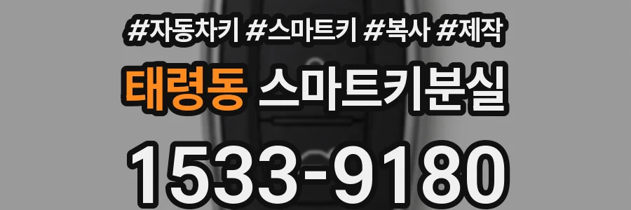 태령동 스마트키분실