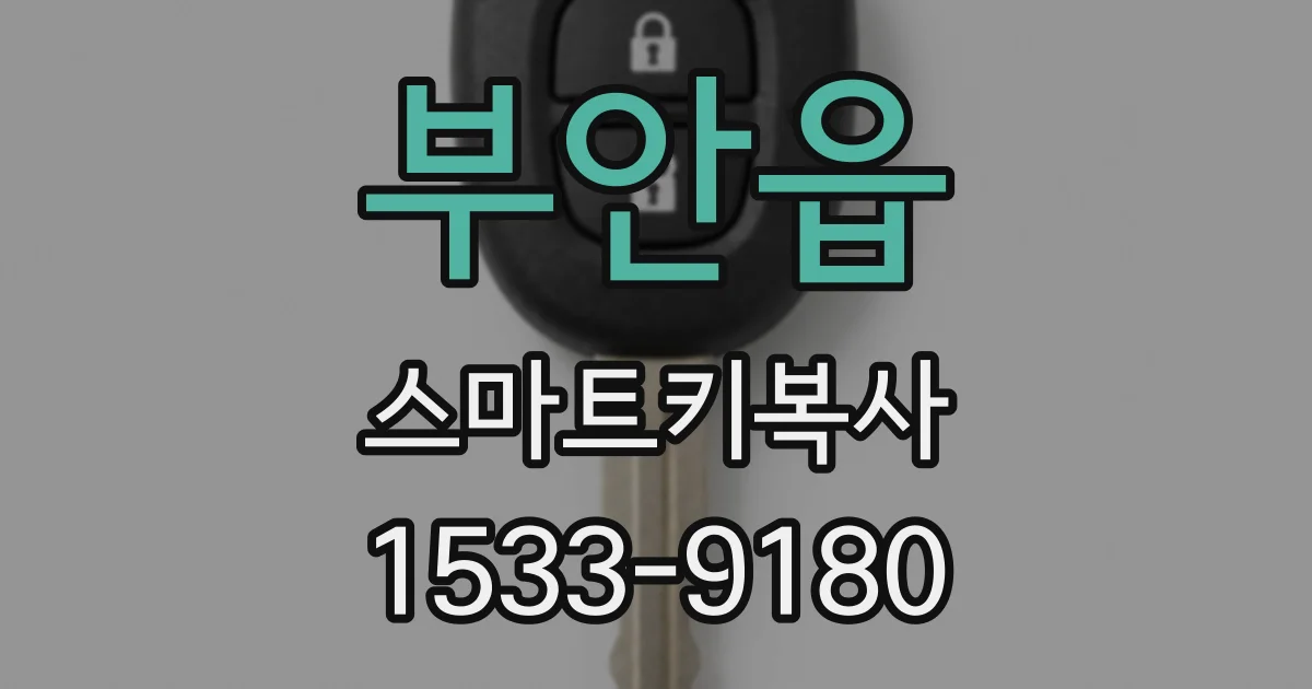 부안읍 스마트키복사