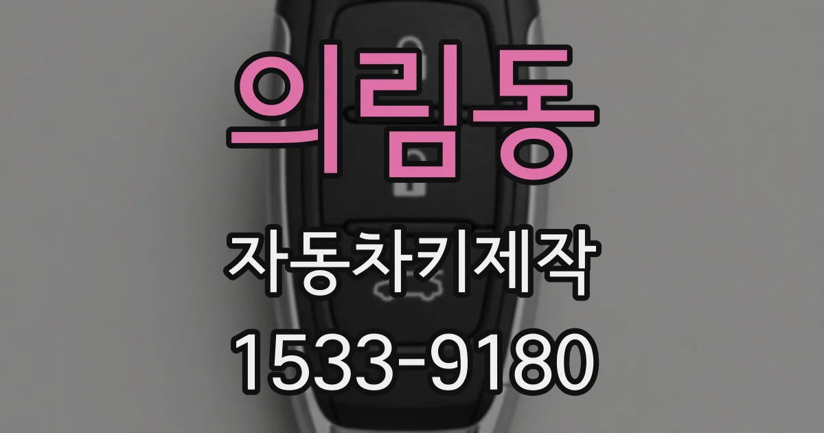 의림동 자동차키제작