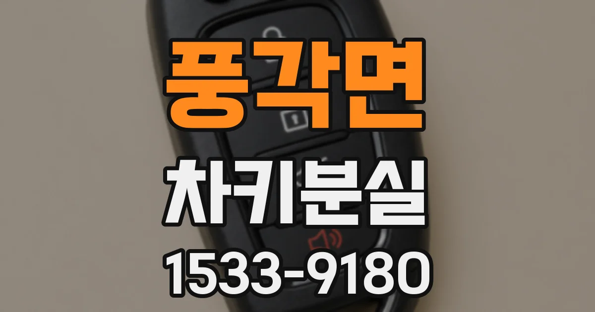 풍각면 차키분실