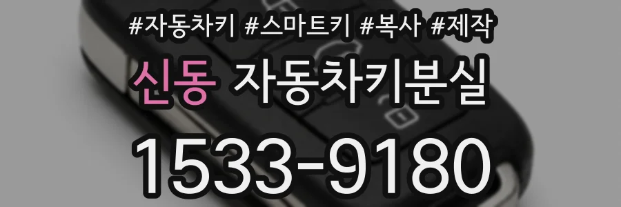 신동 자동차키분실