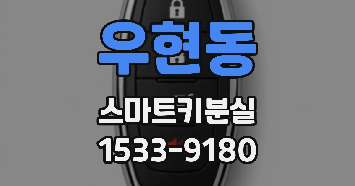 우현동 스마트키분실