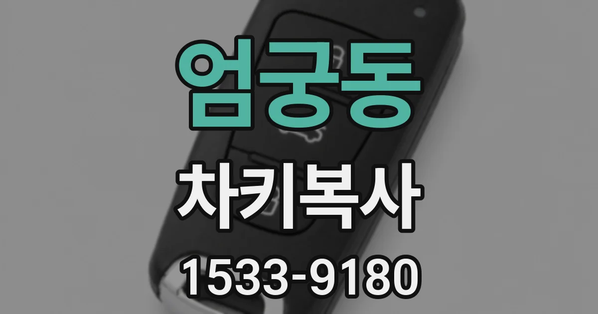 엄궁동 차키복사