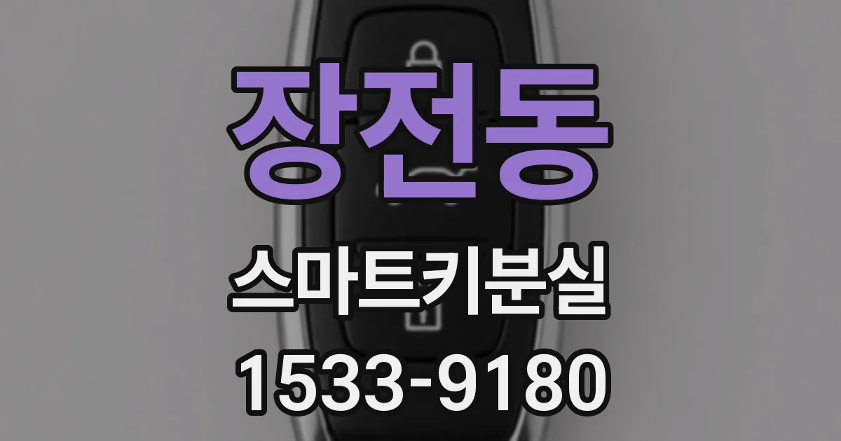 장전동 스마트키분실