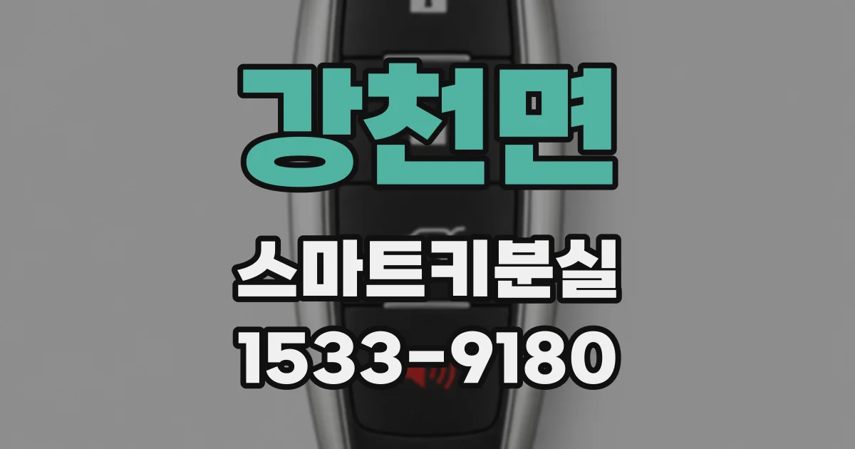 강천면 스마트키분실