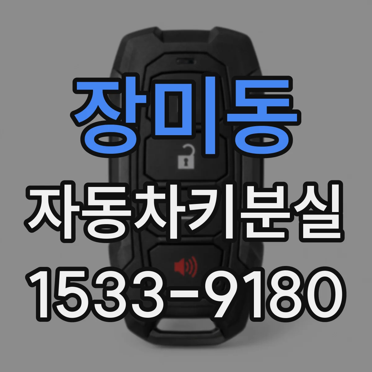 장미동 자동차키분실