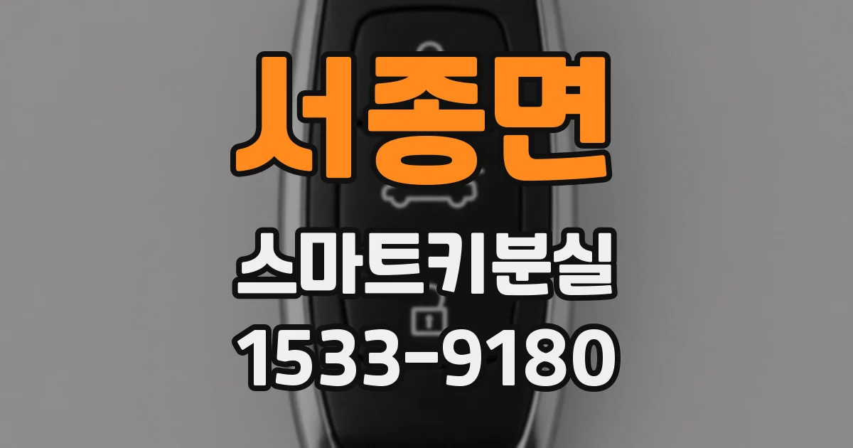 서종면 스마트키분실