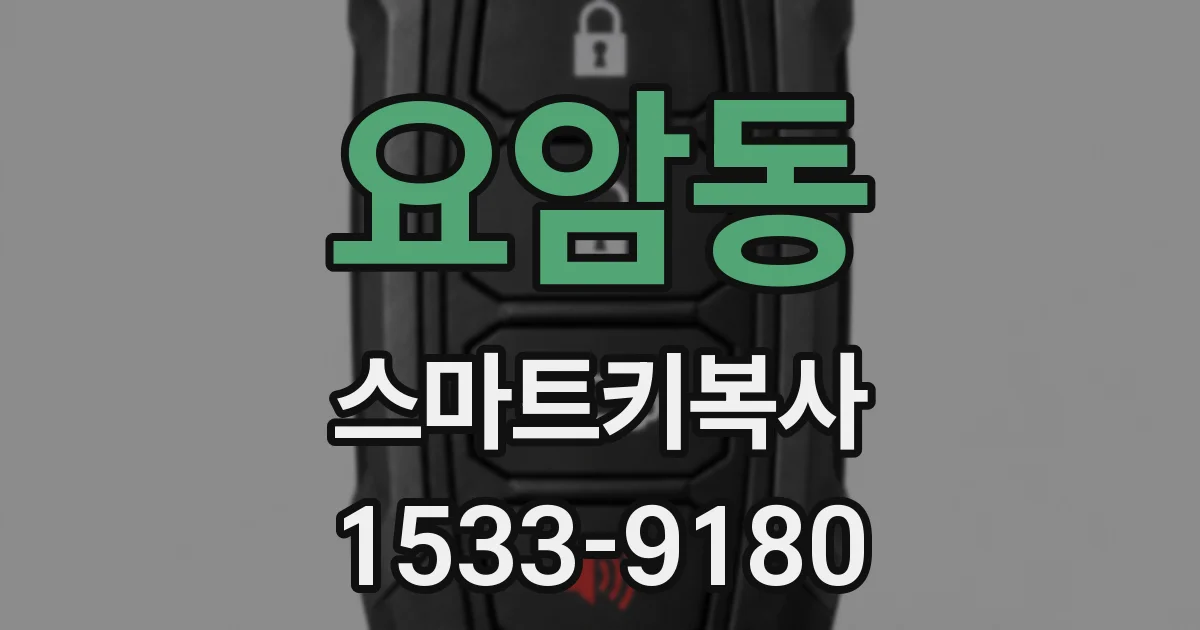 요암동 스마트키복사