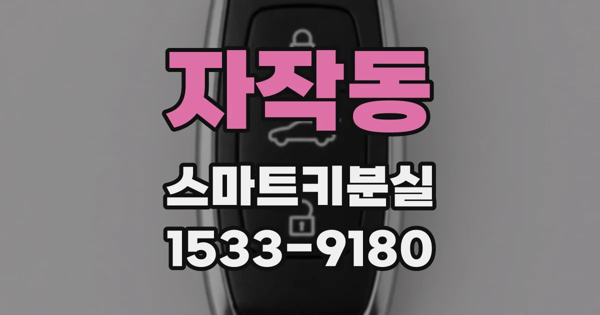 자작동 스마트키분실