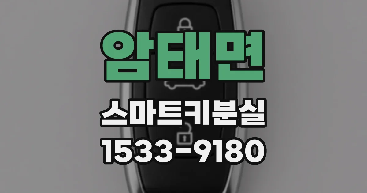 암태면 스마트키분실