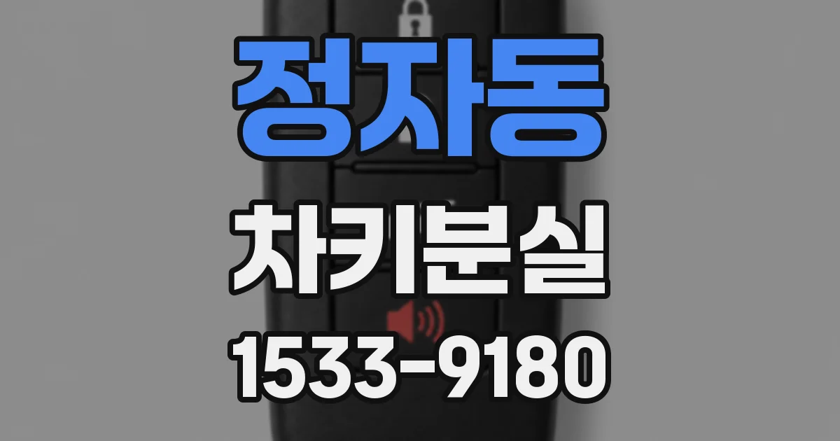 정자동 차키분실