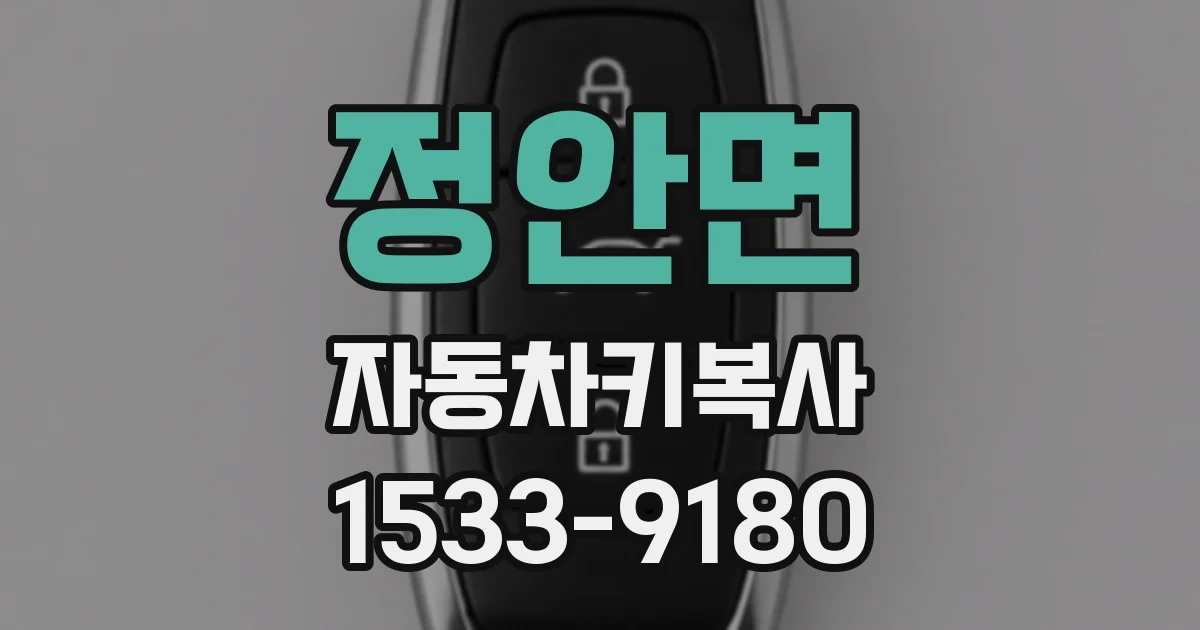 정안면 자동차키복사