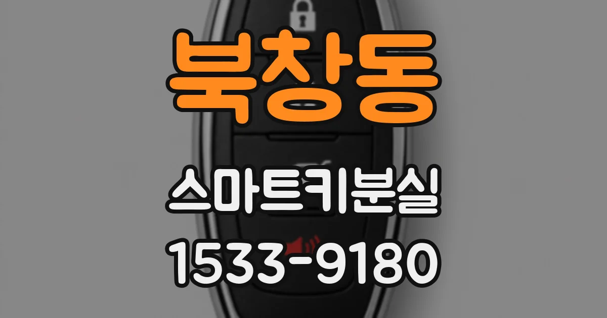 북창동 스마트키분실