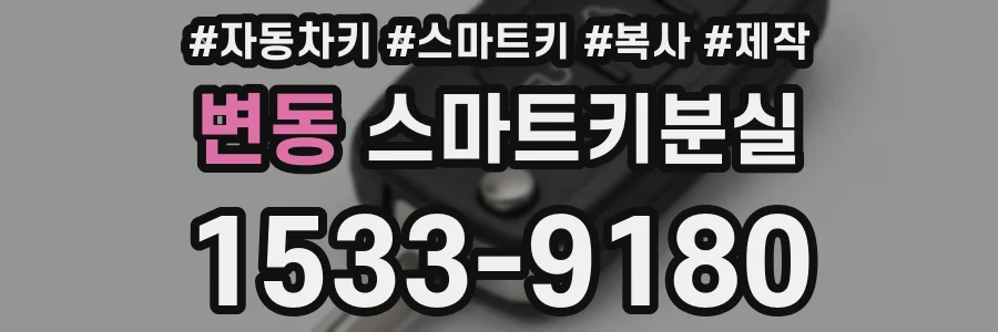 변동 스마트키분실