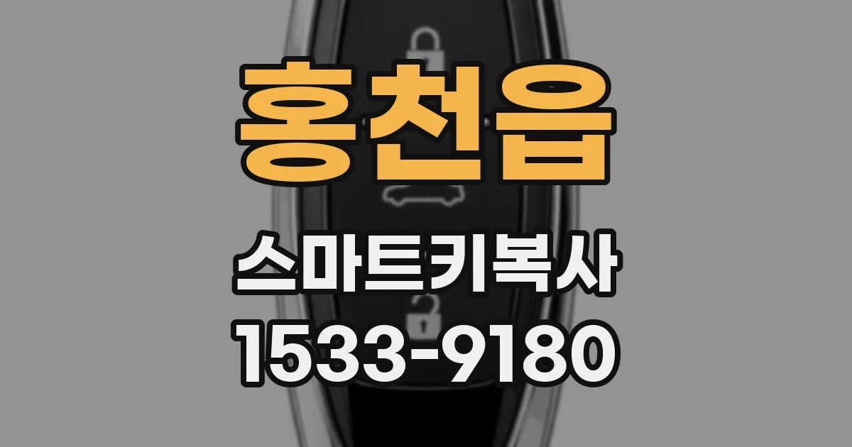 홍천읍 스마트키복사