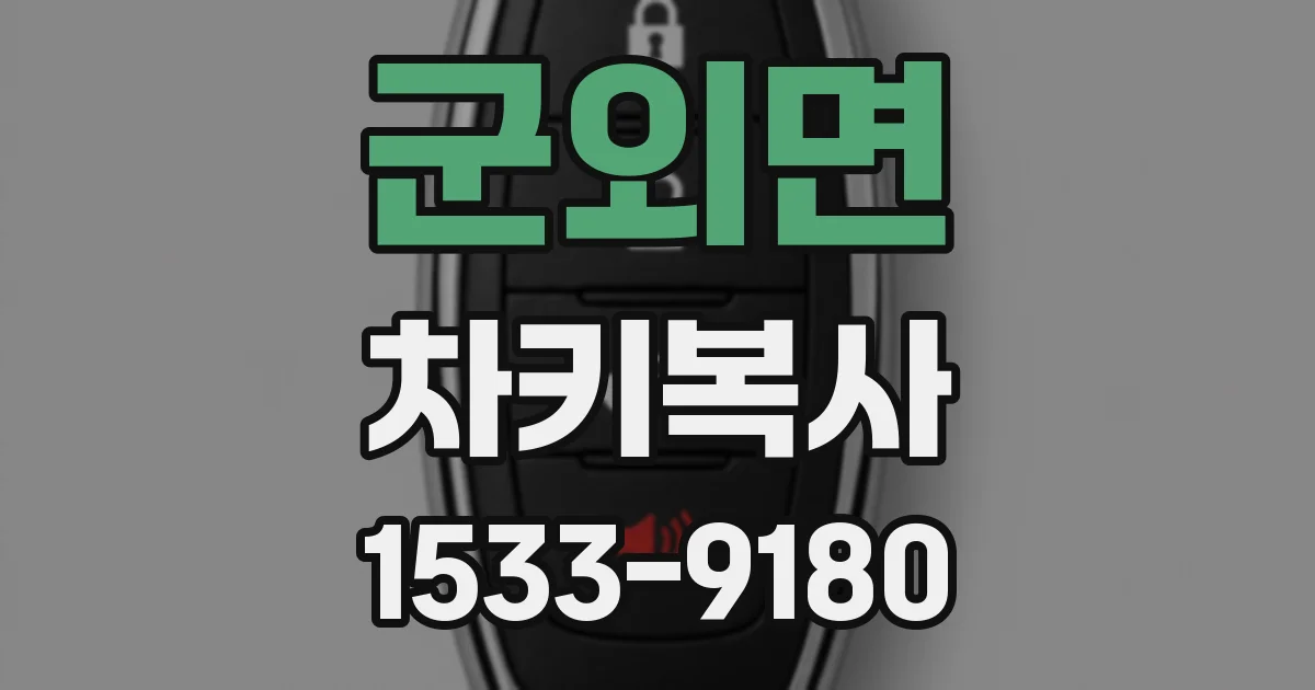 군외면 차키복사