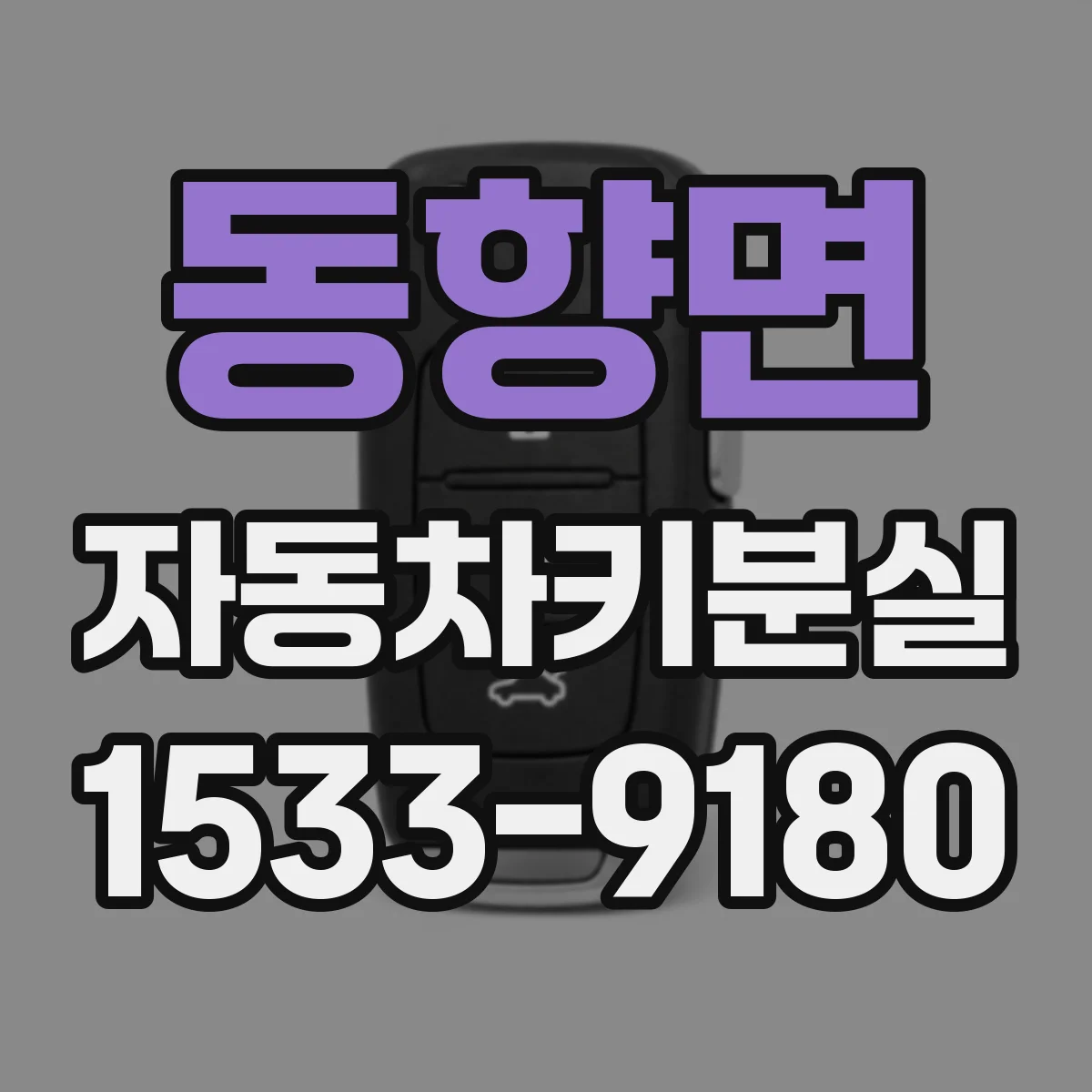 동향면 자동차키분실