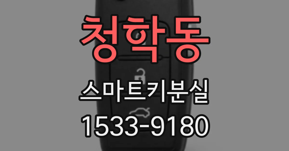 청학동 스마트키분실