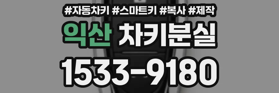 익산 차키분실
