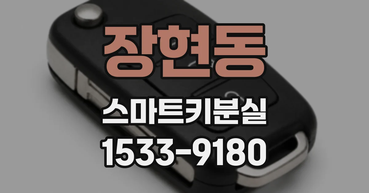 장현동 스마트키분실