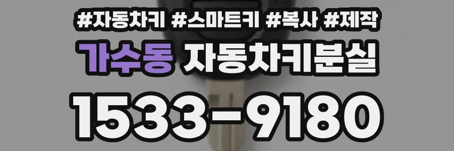 가수동 자동차키분실